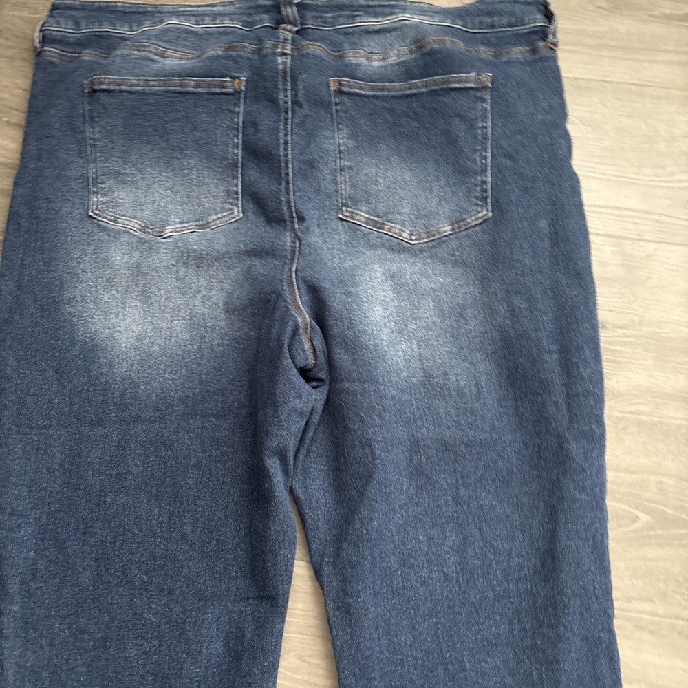 Molly & Isadora Girlfriend High Rise Jeans Womens Plus size 26W Distressed - Picture 11 of 13